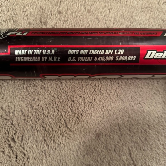 Demarini FATBOY Doublewall 34/30 FLI Carbon Fiber Wrapped Inner Barrel 2000 - Picture 4 of 10